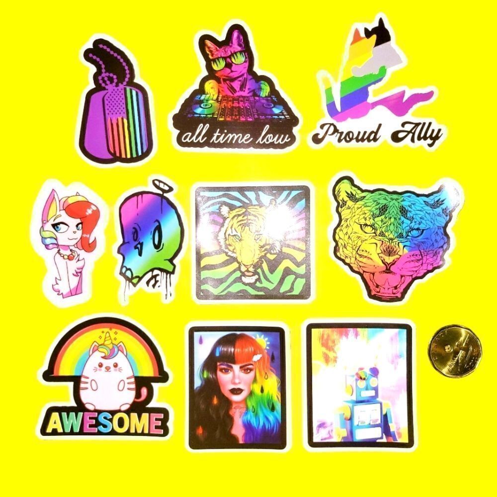 3/$20 Brand New 10x Waterproof Funny Graphic stickers #10